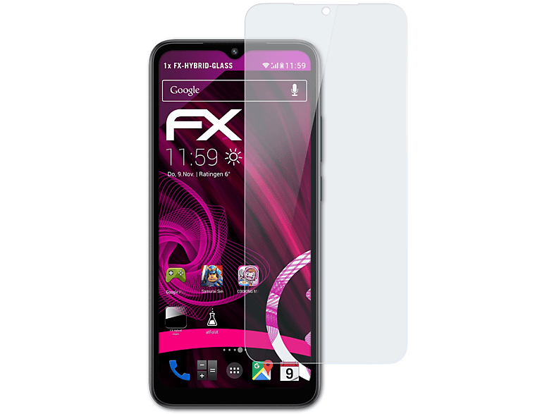 ATFOLIX FX-Hybrid-Glass Schutzglas(für Xiaomi Redmi A2)