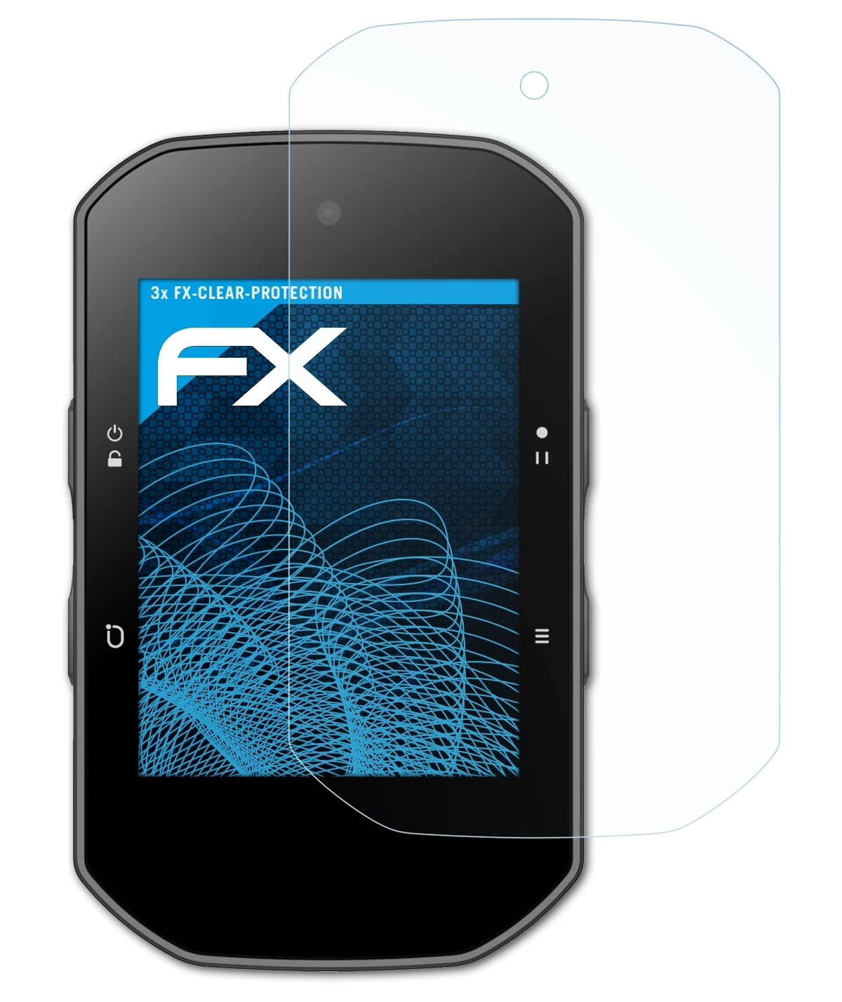 ATFOLIX 3x FX-Clear S500) Displayschutz(für Bryton