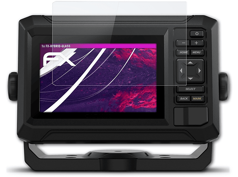 ATFOLIX FX-Hybrid-Glass Schutzglas(für Garmin ECHOMap UHD2 (52cv))