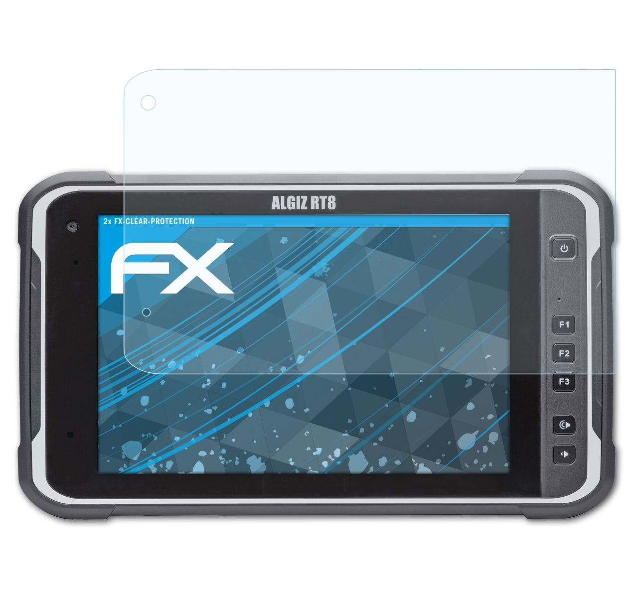 Algiz FX-Clear RT8) 2x ATFOLIX Displayschutz(für Handheld