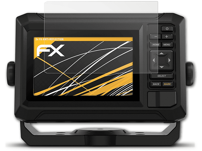 ATFOLIX 3x FX-Antireflex Displayschutz(für ECHOMap UHD2 (52cv)) Garmin