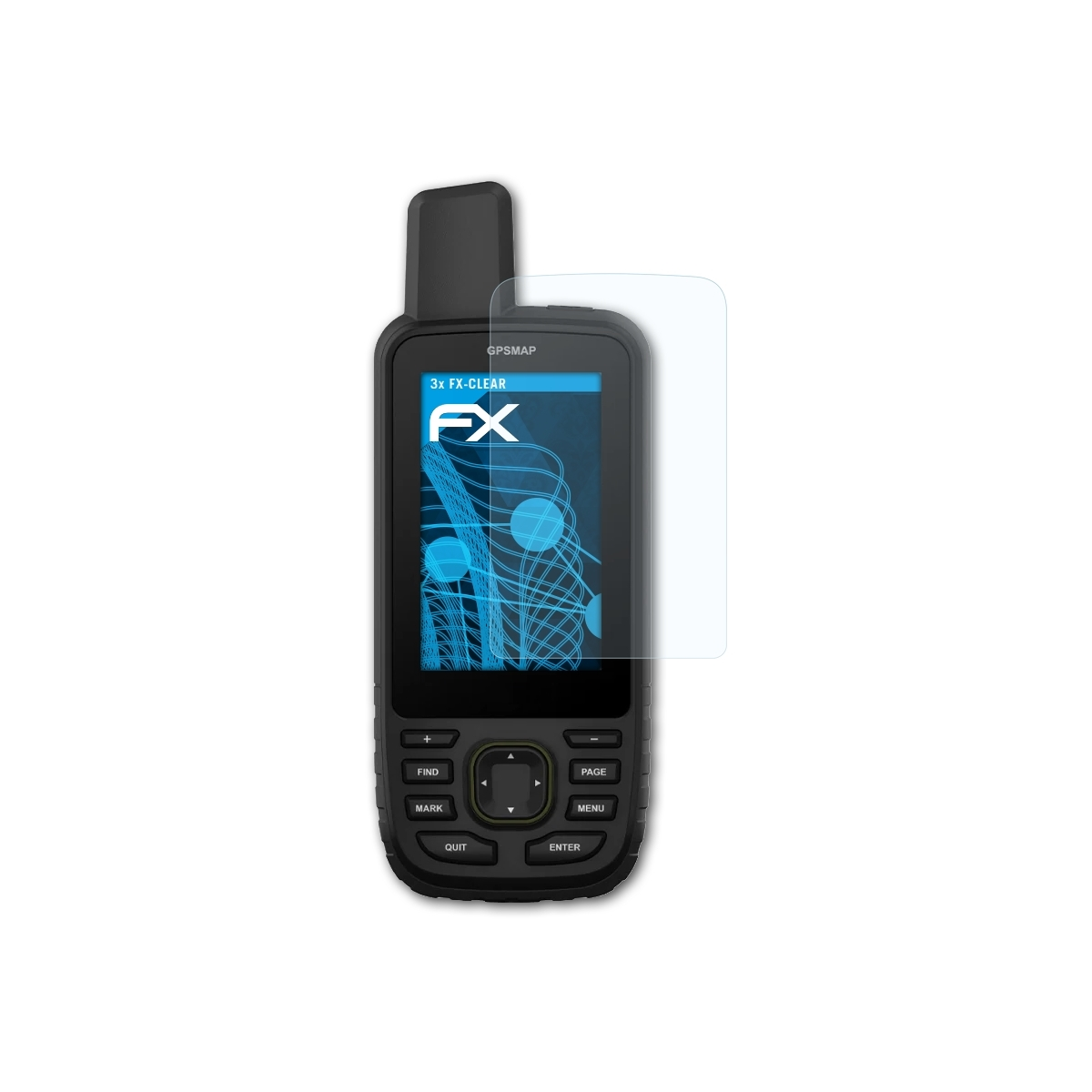 67) ATFOLIX 3x Displayschutz(für FX-Clear Garmin GPSMap