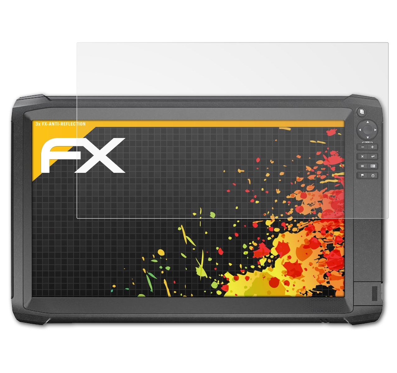 ATFOLIX 3x FX-Antireflex Lowrance HDS 16) Carbon Displayschutz(für