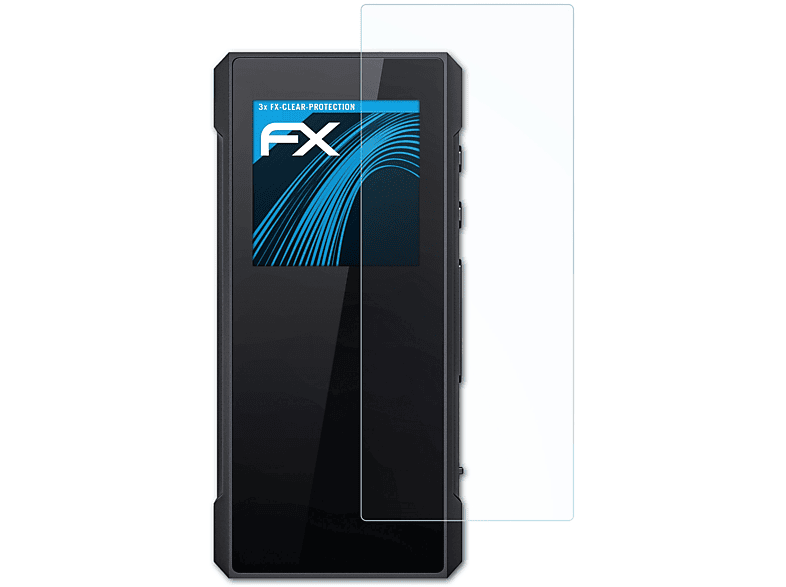 FiiO FX-Clear 3x BTR7) Displayschutz(für ATFOLIX