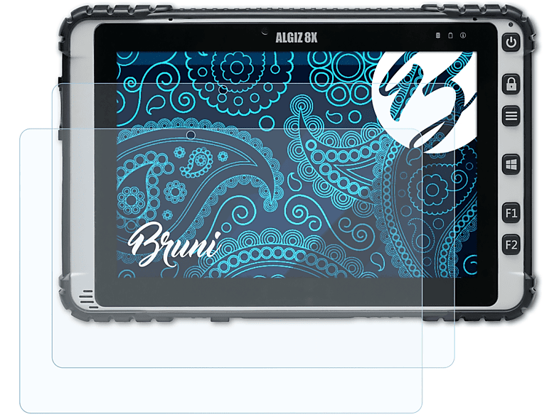 BRUNI 2x Basics-Clear Schutzfolie(für 8X) Algiz Handheld