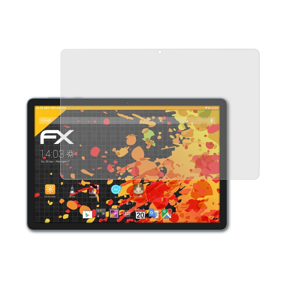 ATFOLIX 2x FX-Antireflex Displayschutz(für Honor Pad X8)