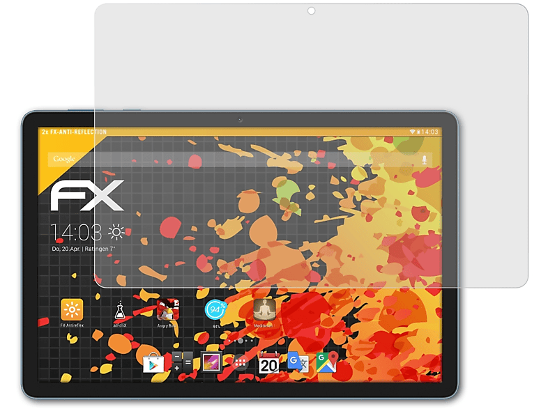 ATFOLIX 2x FX-Antireflex Displayschutz(für Pad Honor X8)
