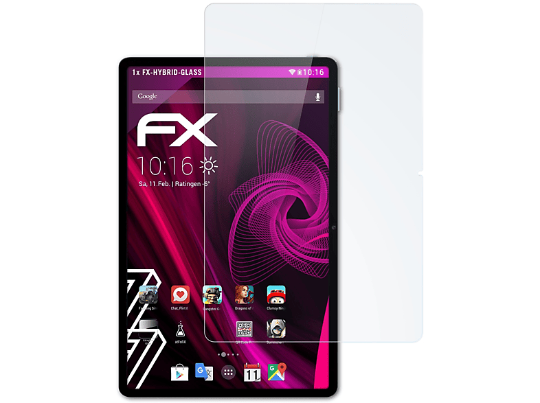 ATFOLIX FX-Hybrid-Glass Schutzglas(für Honor Pad V8 Pro)