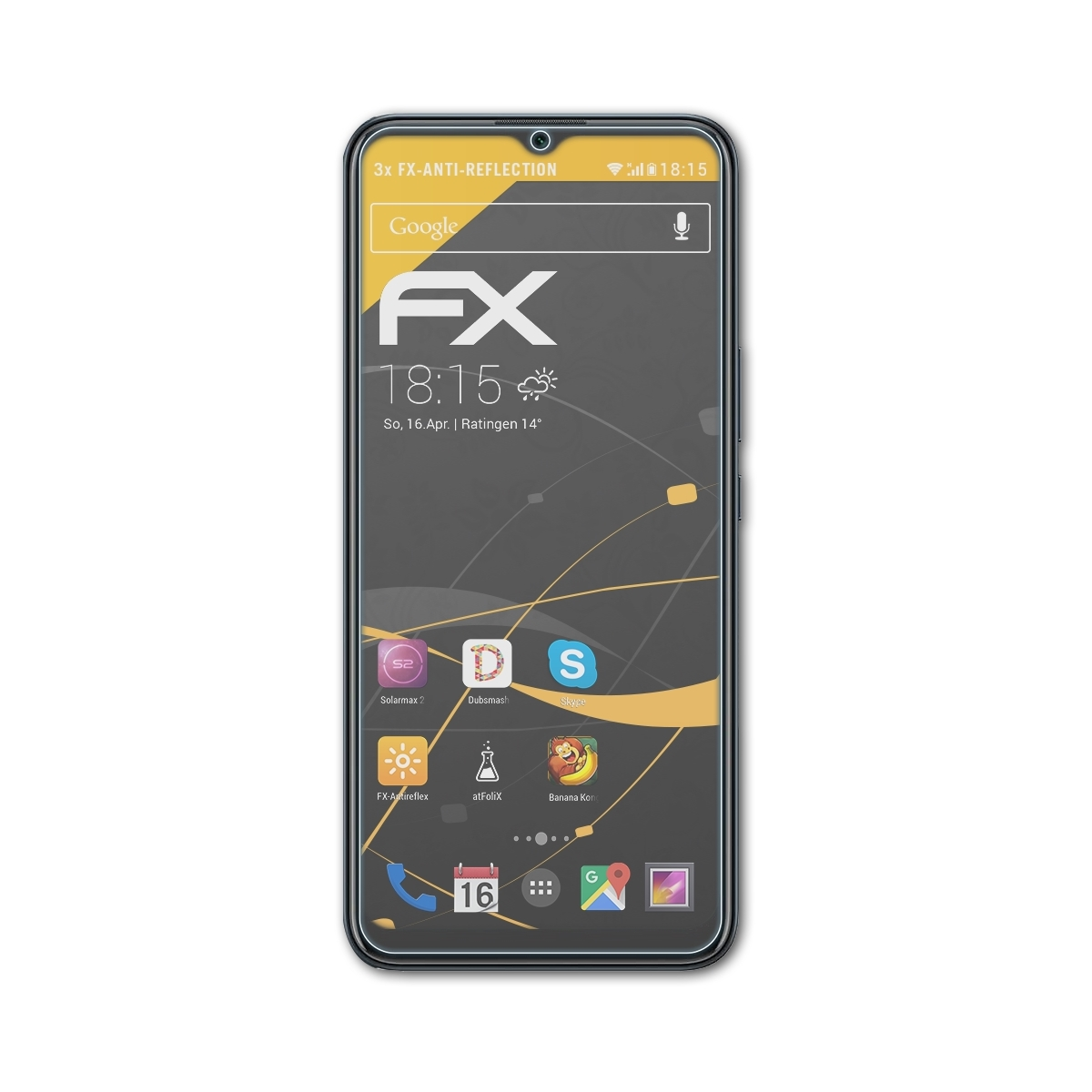 Wiko ATFOLIX Displayschutz(für T10) FX-Antireflex 3x