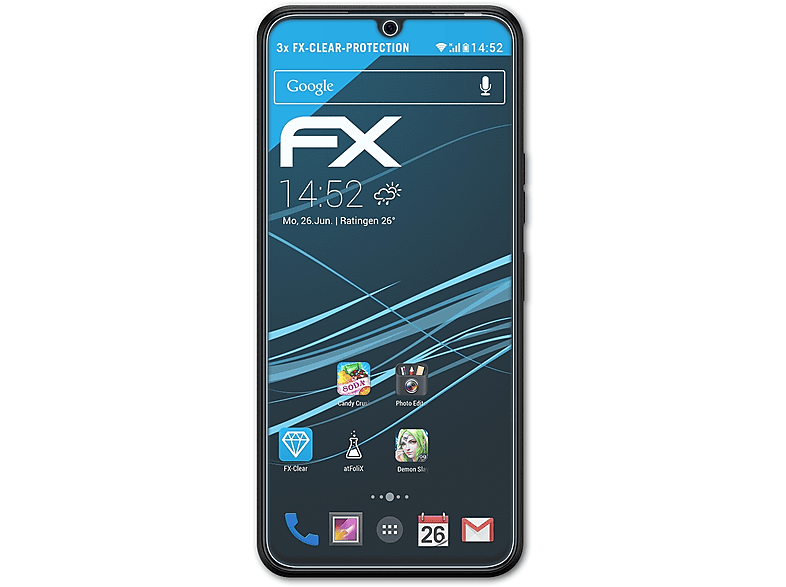 Tecno Pro) FX-Clear Pova 3x ATFOLIX 4 Displayschutz(für