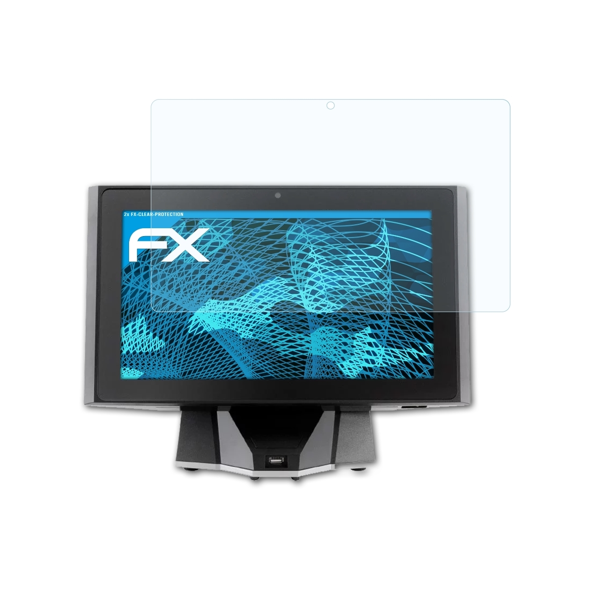 POS FX-Clear ATFOLIX Displayschutz(für 2x Duratec S14)
