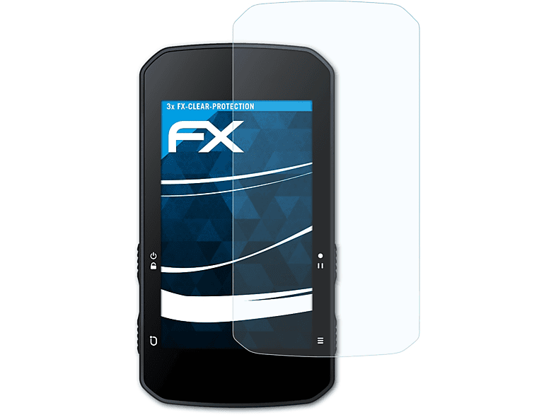 Bryton 750) FX-Clear 3x Rider ATFOLIX Displayschutz(für
