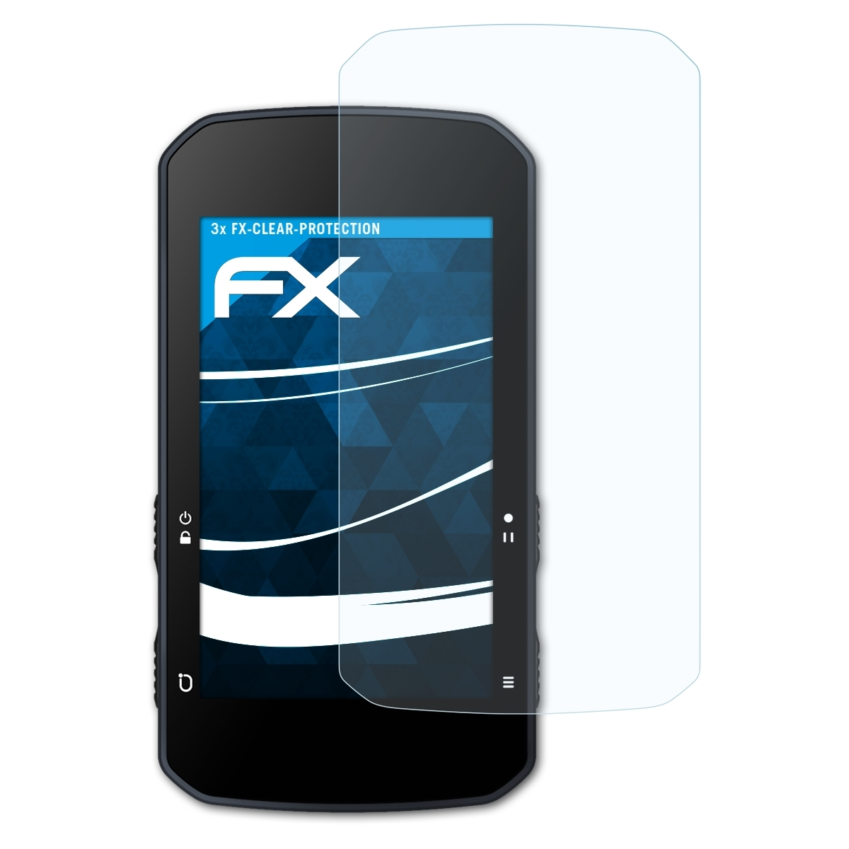 Bryton 3x 750) ATFOLIX Displayschutz(für Rider FX-Clear