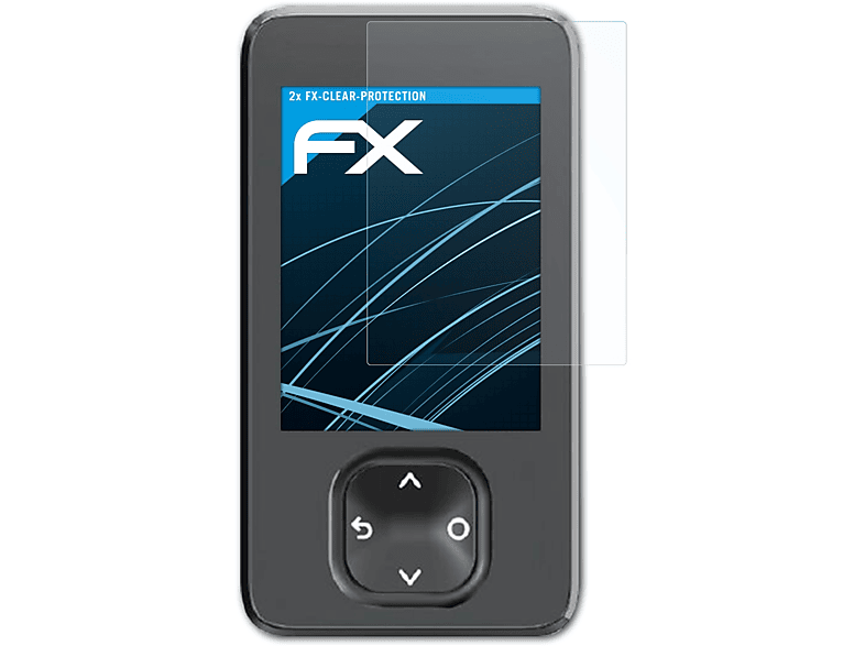 ATFOLIX 2x FX-Clear Displayschutz(für Dexcom G7)
