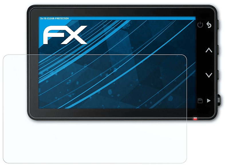 ATFOLIX 3x FX-Clear Cam Displayschutz(für Live) Dash Garmin
