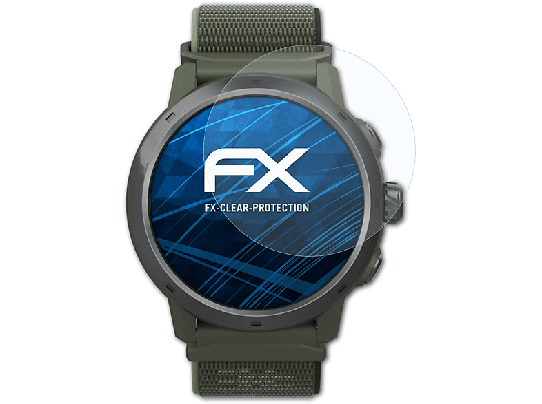 ATFOLIX 3x FX-Clear Displayschutz(für Coros Apex 2 Pro)