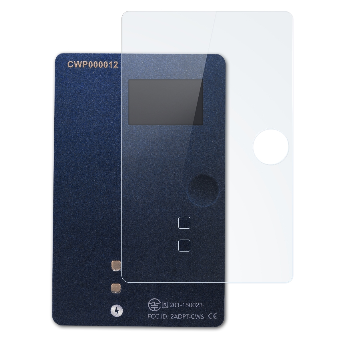 CoolWallet FX-Hybrid-Glass Pro) Schutzglas(für ATFOLIX