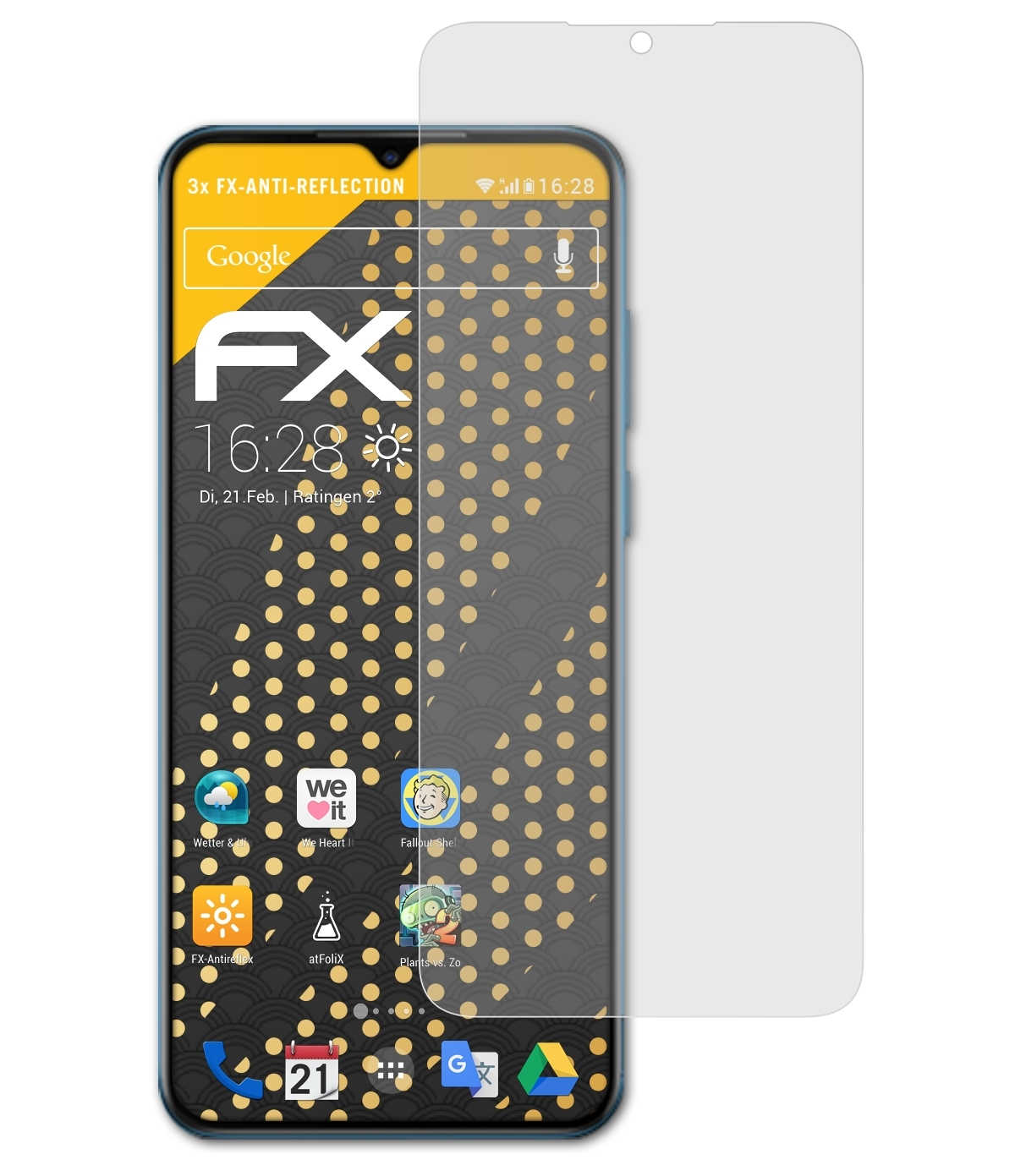 FX-Antireflex Displayschutz(für ATFOLIX Oscal 3x C60)