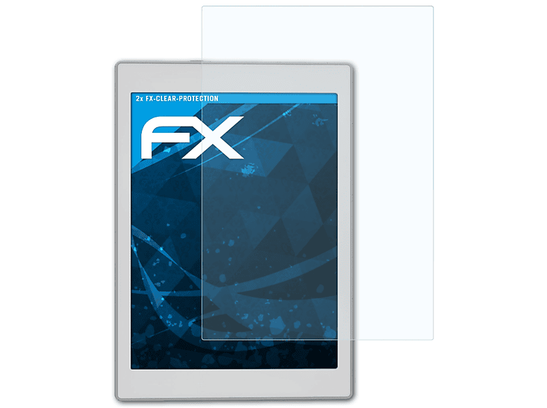 ATFOLIX 2x FX-Clear Displayschutz(für BOOX Nova Air 2)