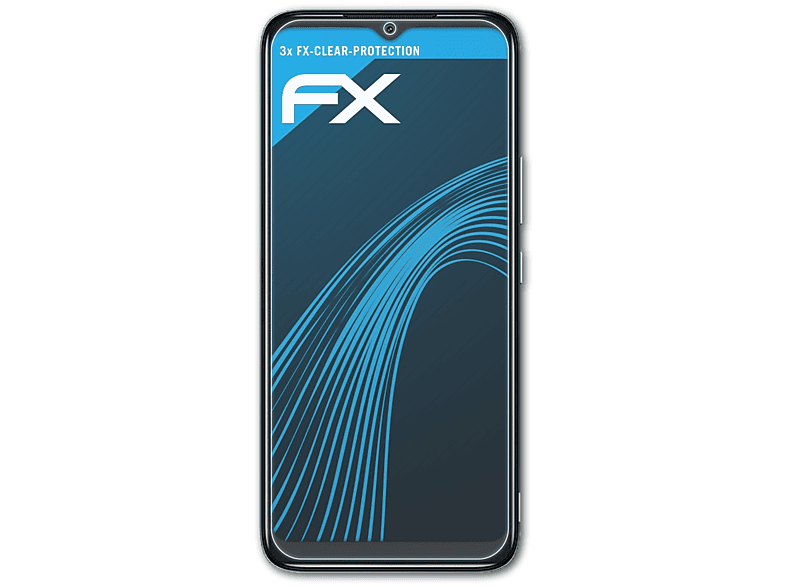 FX-Clear Nokia Displayschutz(für C12) ATFOLIX 3x