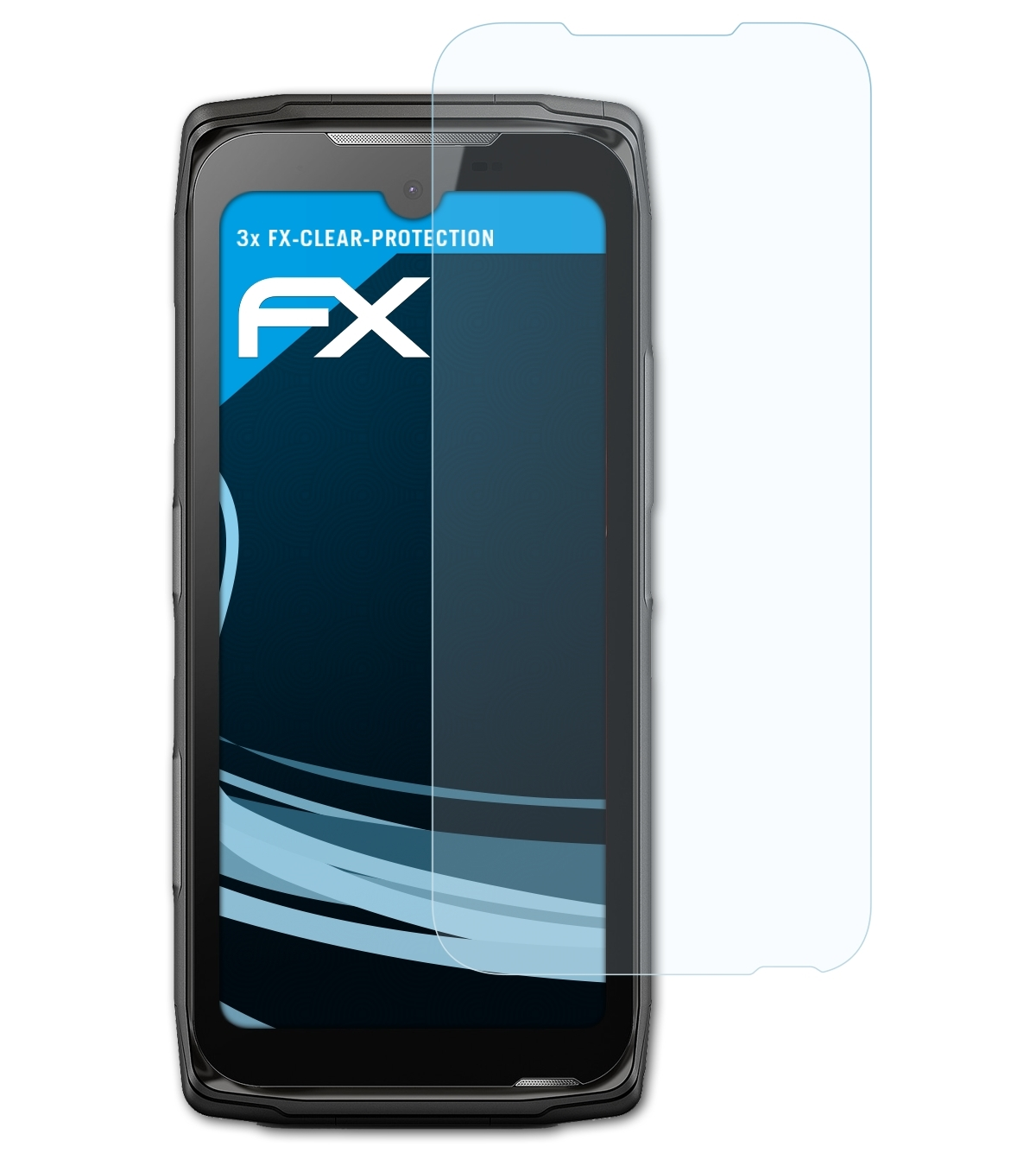 Core-Z5) 3x FX-Clear Displayschutz(für Crosscall ATFOLIX