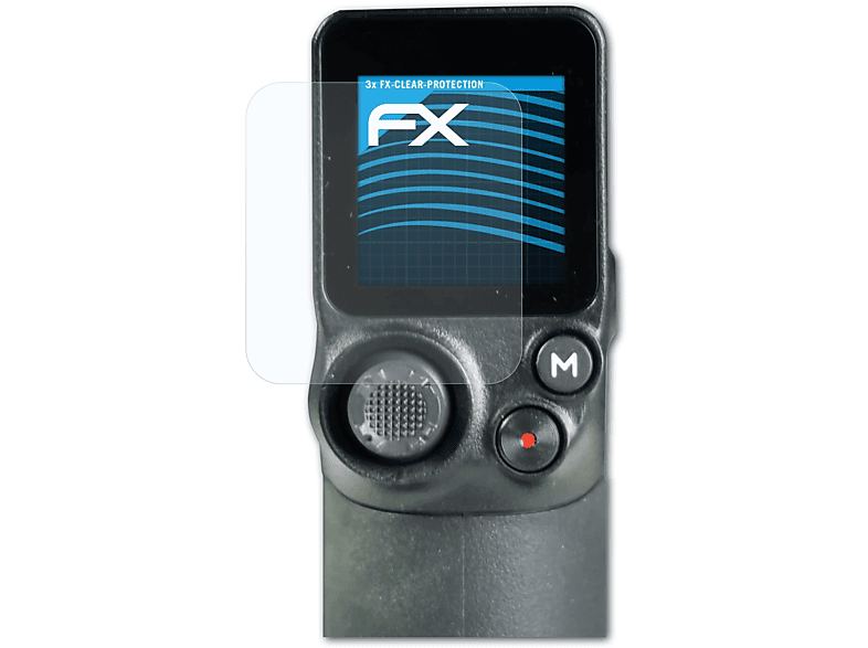 ATFOLIX 3x FX-Clear Displayschutz(für DJI Mini) 3 RS