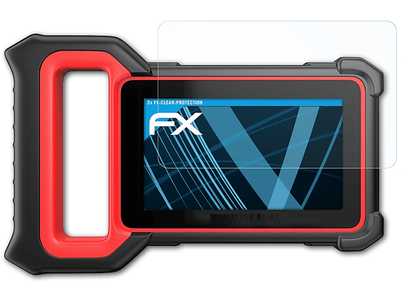 ATFOLIX 2x FX-Clear Displayschutz(für Thinkcar ThinkScan Plus S4)