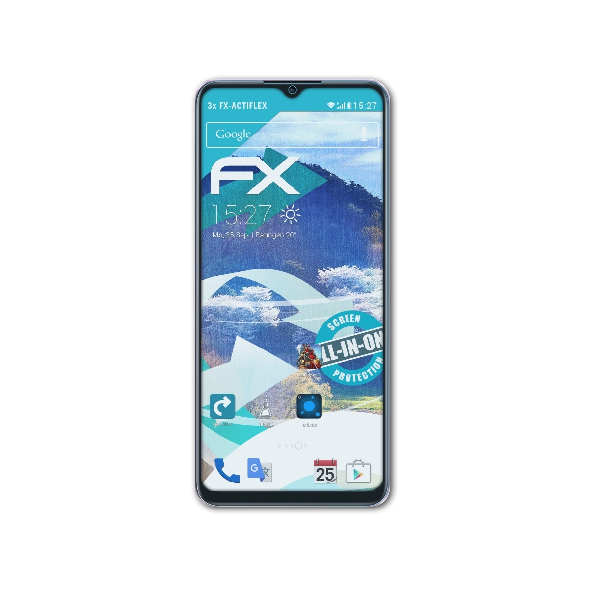 FX-ActiFleX A78 Oppo Displayschutz(für 3x ATFOLIX 5G)