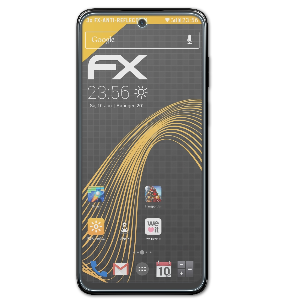 ATFOLIX 3x FX-Antireflex Displayschutz(für G13) Moto Motorola