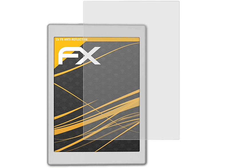 ATFOLIX 2x FX-Antireflex Nova 2) Air BOOX Displayschutz(für