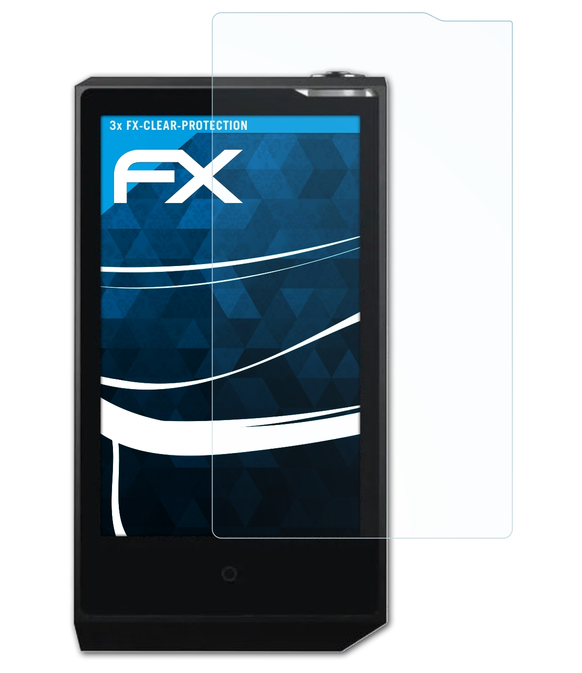 ATFOLIX 3x FX-Clear Displayschutz(für R2) Cowon Plenue