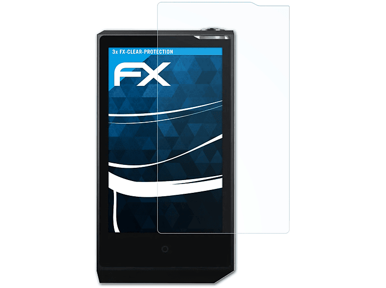 Plenue R2) Cowon 3x ATFOLIX Displayschutz(für FX-Clear