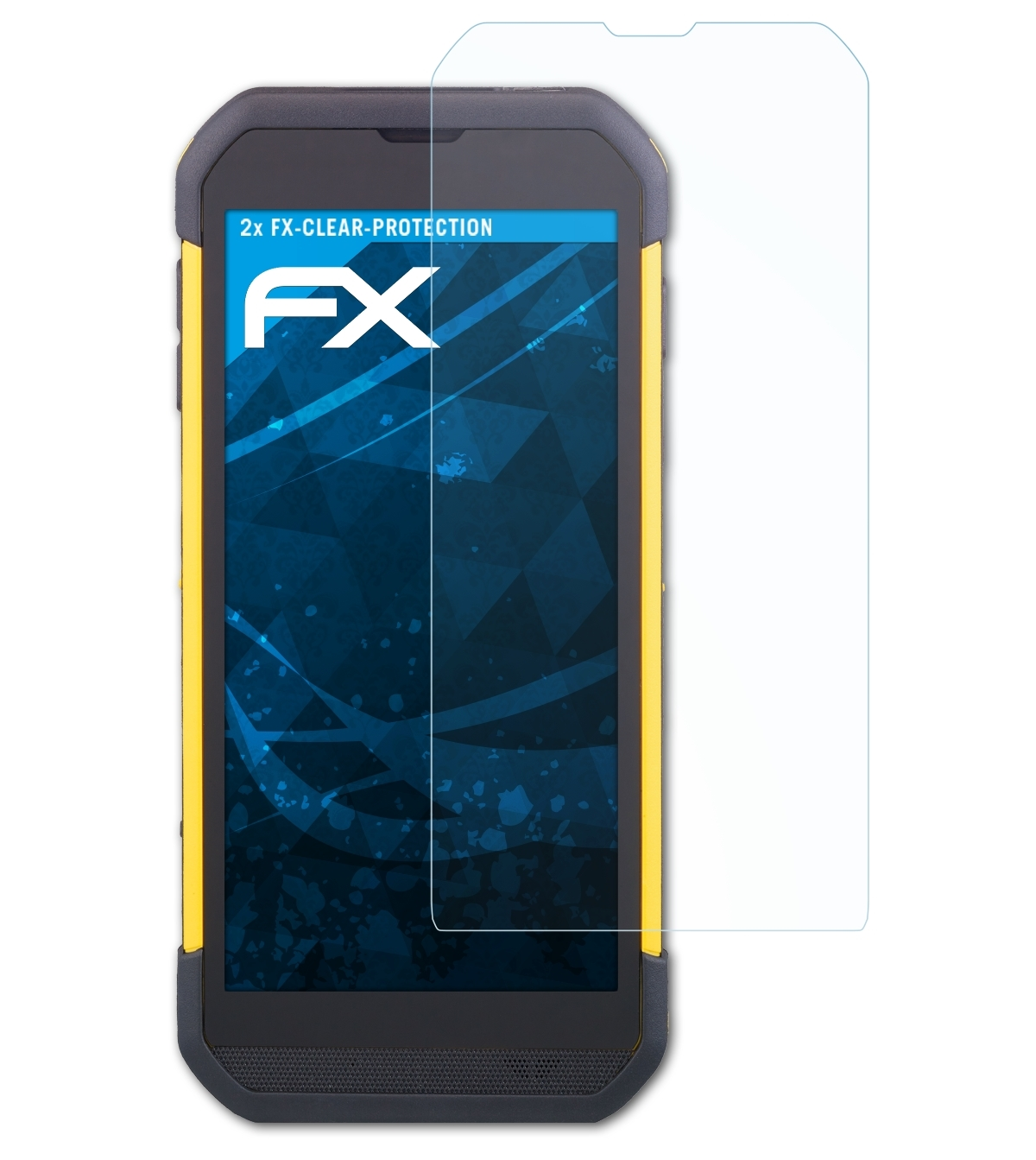 CipherLab FX-Clear 2x Displayschutz(für RS35) ATFOLIX