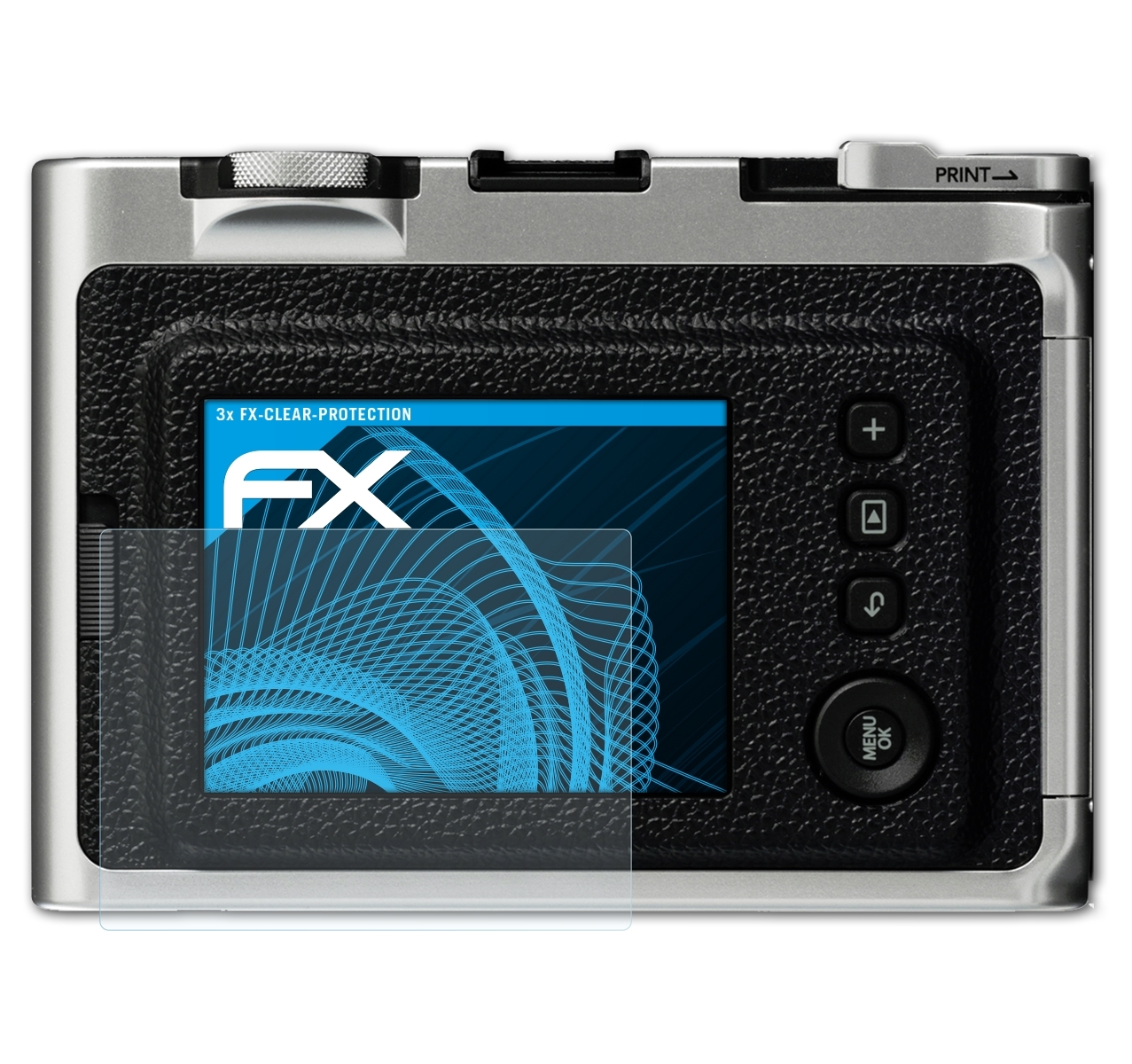 ATFOLIX 3x FX-Clear Displayschutz(für Evo) Instax mini