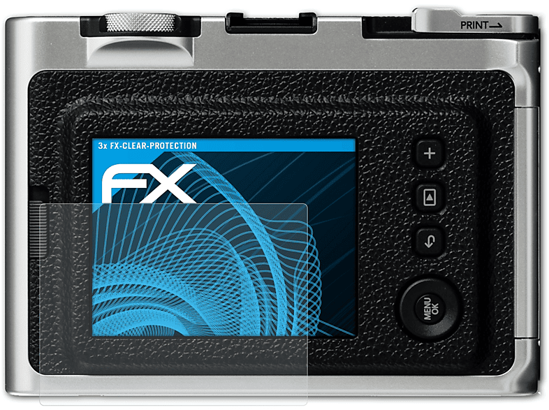 ATFOLIX 3x FX-Clear Displayschutz(für Instax mini Evo) | Kamera Schutzfolie