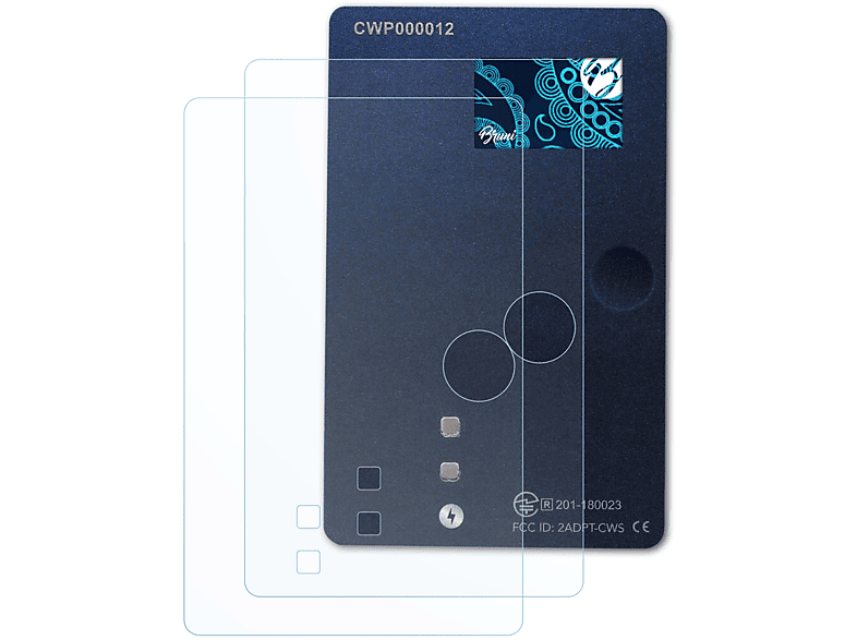 BRUNI Schutzfolie(für 2x Pro) CoolWallet Basics-Clear