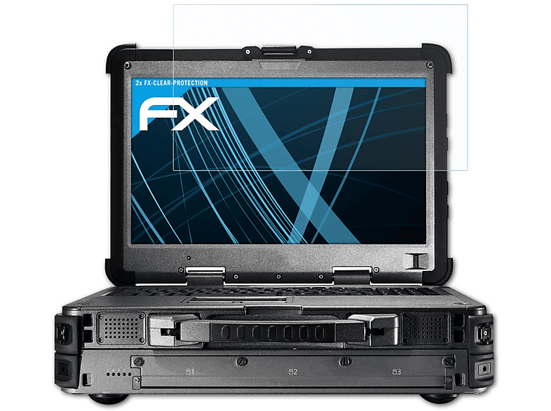 ATFOLIX 2x FX-Clear Displayschutz(für Getac X500 Server)