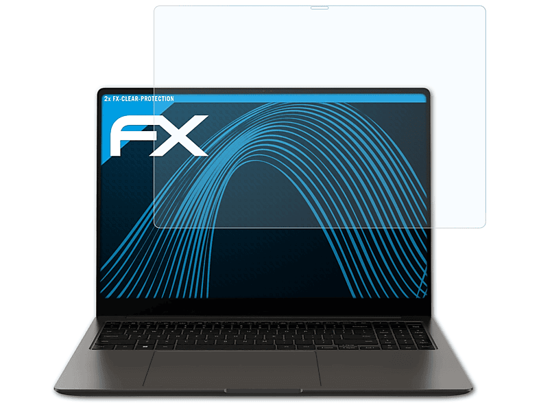 ATFOLIX 2x FX-Clear Displayschutz(für Samsung Galaxy Book3 Ultra)
