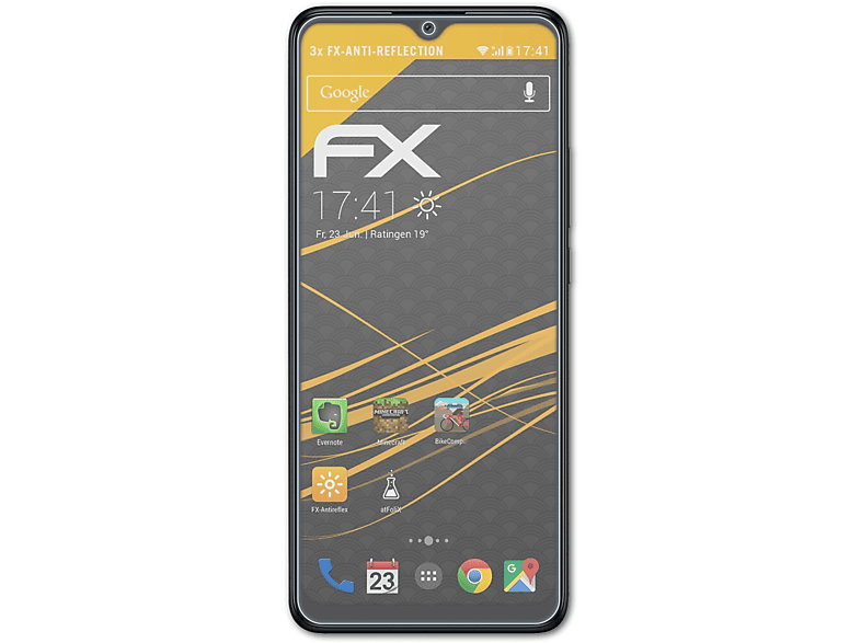 ATFOLIX 3x FX-Antireflex Displayschutz(für TCL 30 XL)
