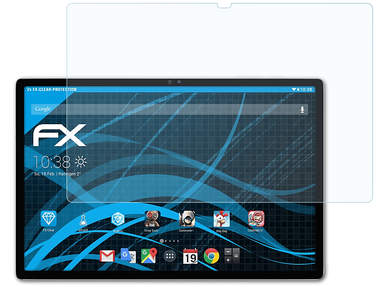 ATFOLIX 2x FX-Clear Displayschutz(für Chuwi HiPad XPro)