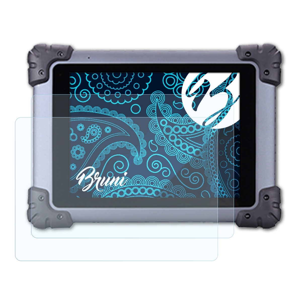 BRUNI 2x Basics-Clear Schutzfolie(für II) Pro MS908S MaxiSys Autel