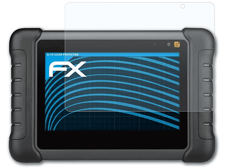 ATFOLIX 2x FX-Clear Displayschutz(für Autel MaxiDAS DS808TS)