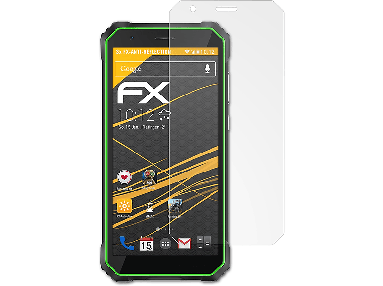 ATFOLIX 3x FX-Antireflex Displayschutz(für Oscal S60) | Displayschutzfolien & Gläser