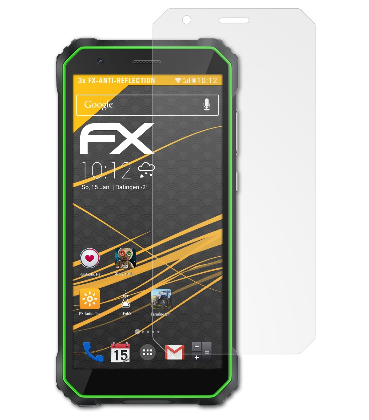 ATFOLIX 3x FX-Antireflex Displayschutz(für S60) Oscal
