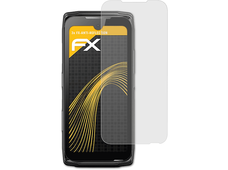 ATFOLIX 3x FX-Antireflex Displayschutz(für Crosscall Core-Z5)