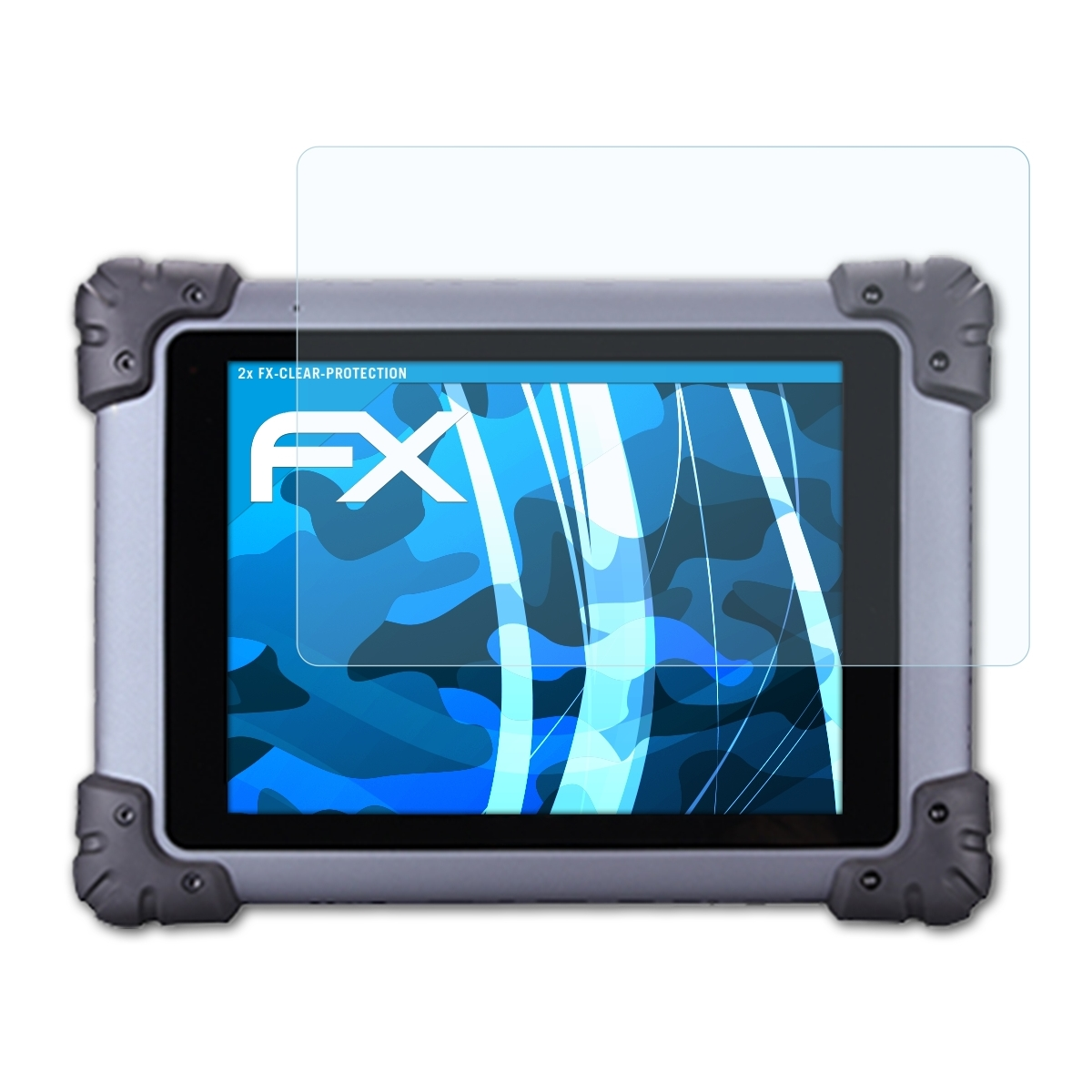 ATFOLIX 2x FX-Clear Displayschutz(für Autel MaxiSys MS908S Pro II)