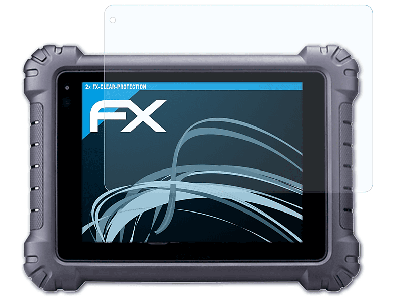 ATFOLIX 2x FX-Clear Displayschutz(für Autel MaxiSYS MS909CV)