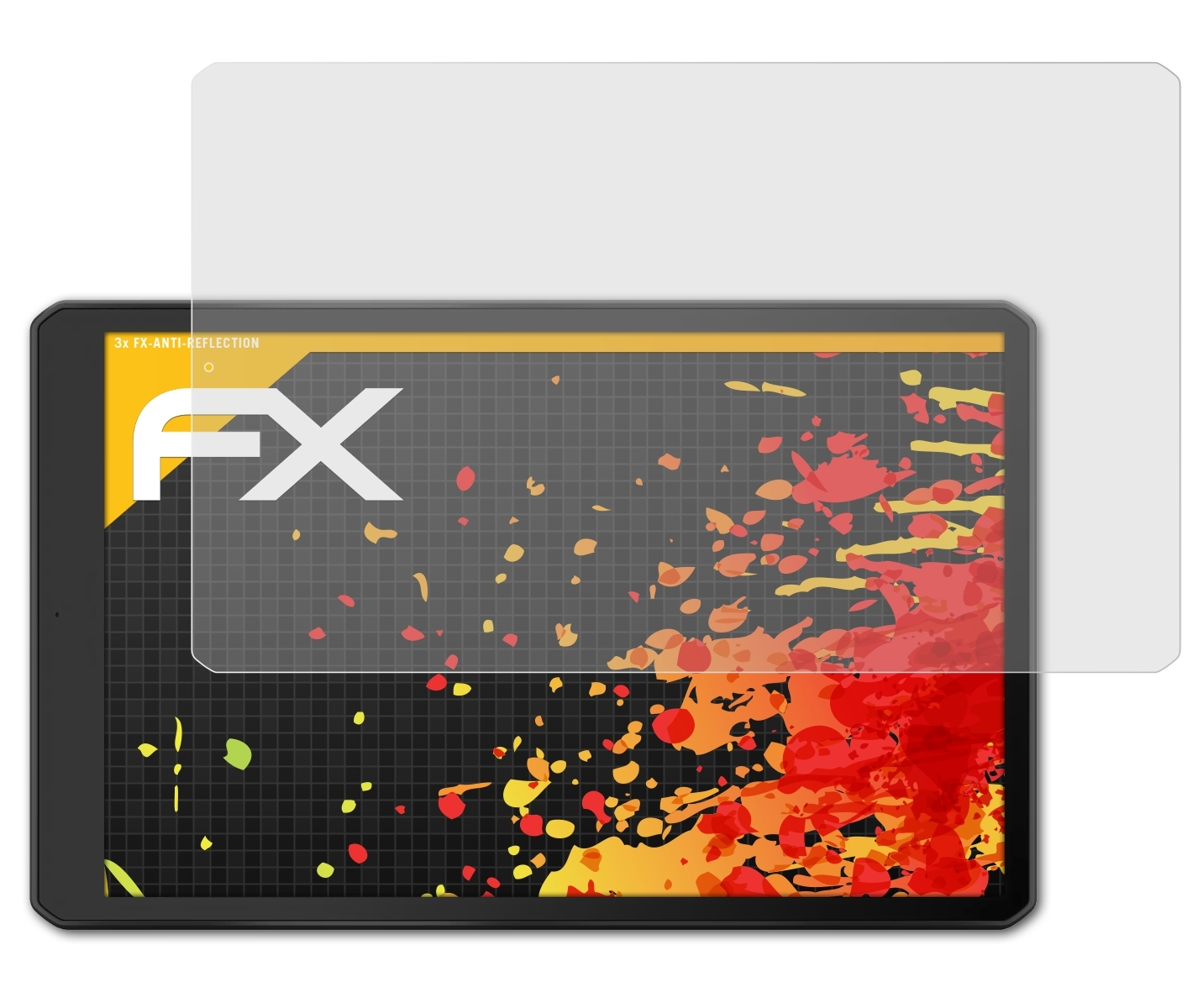 ATFOLIX 3x FX-Antireflex Displayschutz(für Camper Garmin 1095)