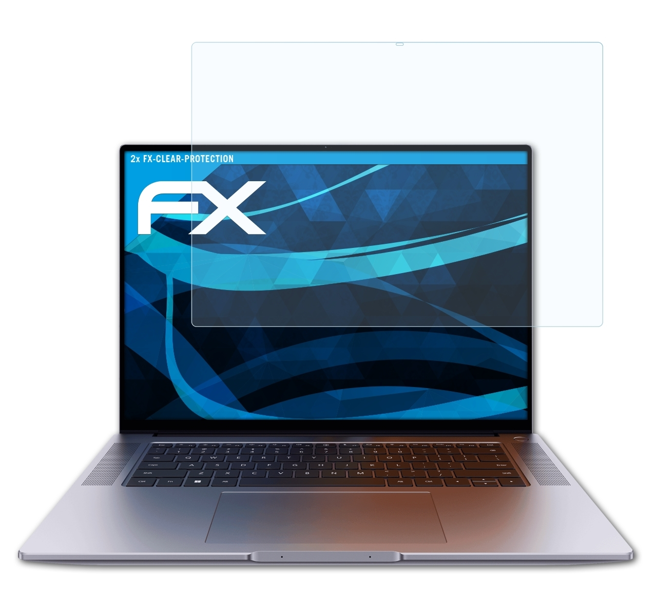 ATFOLIX 2x Huawei FX-Clear Displayschutz(für 16s) MateBook