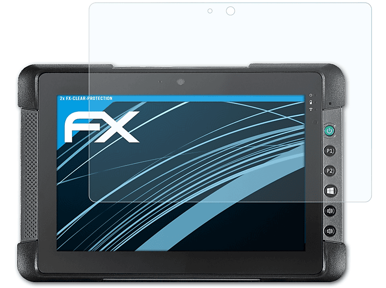 ATFOLIX 2x FX-Clear Displayschutz(für Getac T800-EX)